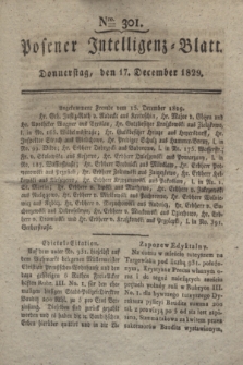 Posener Intelligenz-Blatt. 1829, Nro. 301 (17 December)