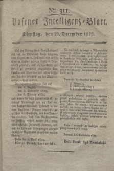Posener Intelligenz-Blatt. 1829, Nro. 311 (29 December)