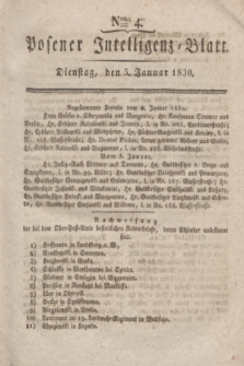 Posener Intelligenz-Blatt. 1830, Nro. 4 (5 Januar)