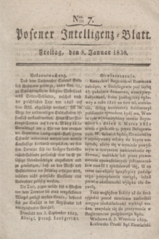 Posener Intelligenz-Blatt. 1830, Nro. 7 (8 Januar)