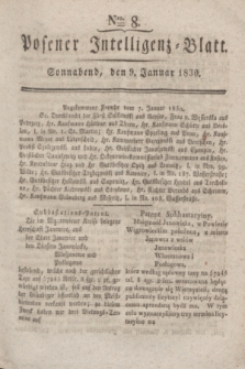 Posener Intelligenz-Blatt. 1830, Nro. 8 (9 Januar)