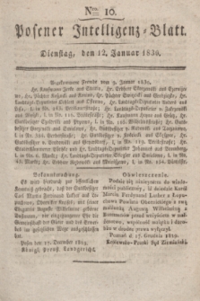 Posener Intelligenz-Blatt. 1830, Nro. 10 (12 Januar)