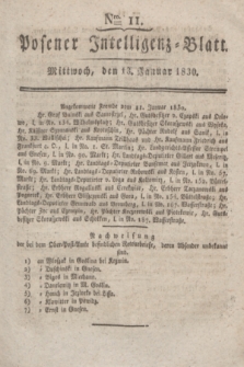 Posener Intelligenz-Blatt. 1830, Nro. 11 (13 Januar)