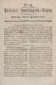 Posener Intelligenz-Blatt. 1830, Nro. 15 (18 Januar) + dod.