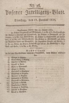 Posener Intelligenz-Blatt. 1830, Nro. 16 (19 Januar) + dod.