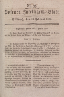 Posener Intelligenz-Blatt. 1830, Nro. 35 (10 Februar)