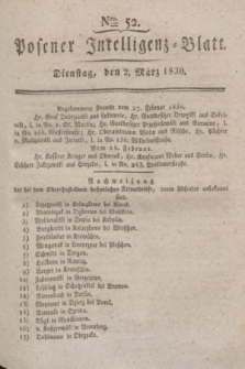 Posener Intelligenz-Blatt. 1830, Nro. 52 (2 März)