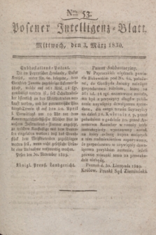 Posener Intelligenz-Blatt. 1830, Nro. 53 (3 März)