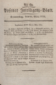 Posener Intelligenz-Blatt. 1830, Nro. 60 (11 März)