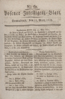 Posener Intelligenz-Blatt. 1830, Nro. 62 (13 März)