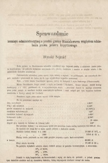 [Kadencja II, sesja II, al. 64] Alegata do Sprawozdań Stenograficznych z Drugiej Sesji Drugiego Peryodu Sejmu Galicyjskiego z roku 1868. Alegat 64