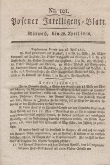 Posener Intelligenz-Blatt. 1830, Nro. 101 (28 April) + dod.