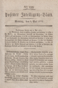 Posener Intelligenz-Blatt. 1831, Nro. 110 (9 Mai) + dod.