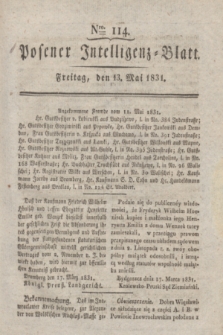 Posener Intelligenz-Blatt. 1831, Nro. 114 (13 Mai)