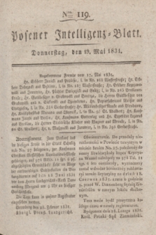 Posener Intelligenz-Blatt. 1831, Nro. 119 (19 Mai)