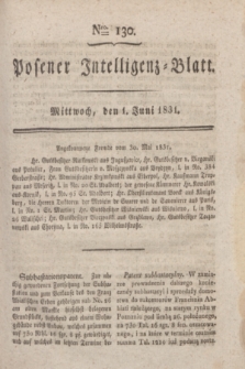 Posener Intelligenz-Blatt. 1831, Nro. 130 (1 Juni)