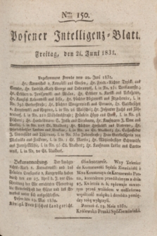 Posener Intelligenz-Blatt. 1831, Nro. 150 (24 Juni)