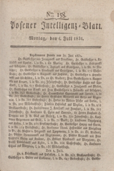 Posener Intelligenz-Blatt. 1831, Nro. 158 (4 Juli)