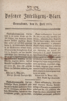 Posener Intelligenz-Blatt. 1831, Nro. 175 (23 Juli)