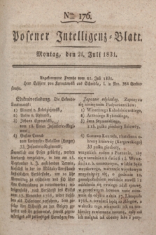Posener Intelligenz-Blatt. 1831, Nro. 176 (24 Juli)