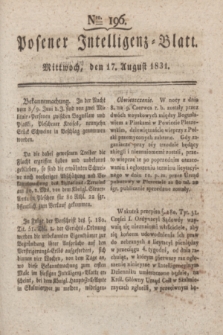 Posener Intelligenz-Blatt. 1831, Nro. 196 (17 August) + dod.