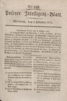 Posener Intelligenz-Blatt. 1831, Nro. 238 (5 Oktober)