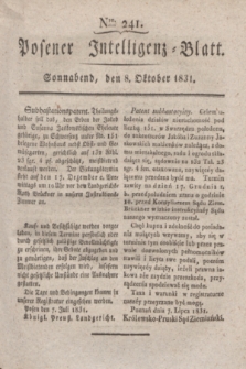 Posener Intelligenz-Blatt. 1831, Nro. 241 (8 Oktober)