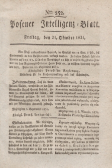 Posener Intelligenz-Blatt. 1831, Nro. 252 (21 Oktober)