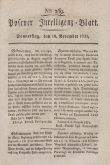 Posener Intelligenz-Blatt. 1831, Nro. 269 (10 November)