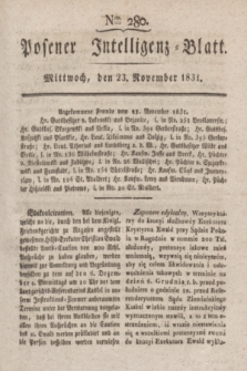 Posener Intelligenz-Blatt. 1831, Nro. 280 (23 November)