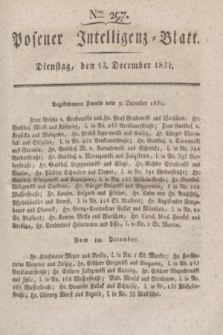Posener Intelligenz-Blatt. 1831, Nro. 297 (13 December)