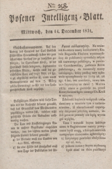 Posener Intelligenz-Blatt. 1831, Nro. 298 (14 December)