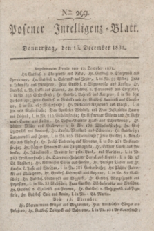 Posener Intelligenz-Blatt. 1831, Nro. 299 (15 December)