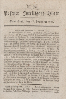 Posener Intelligenz-Blatt. 1831, Nro. 301 (17 December)