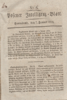 Posener Intelligenz-Blatt. 1832, Nro. 6 (7 Januar)