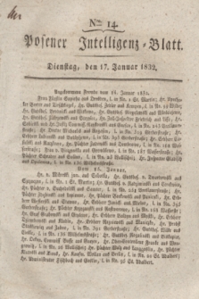 Posener Intelligenz-Blatt. 1832, Nro. 14 (17 Januar) + dod.