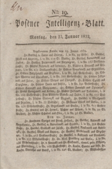 Posener Intelligenz-Blatt. 1832, Nro. 19 (23 Januar)