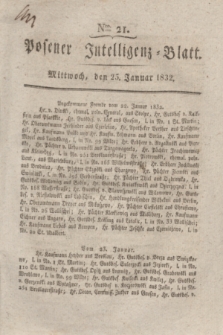Posener Intelligenz-Blatt. 1832, Nro. 21 (25 Januar)