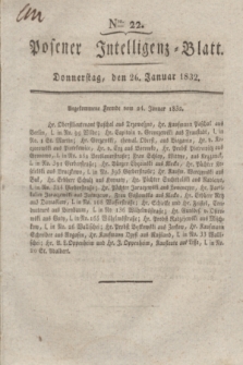 Posener Intelligenz-Blatt. 1832, Nro. 22 (26 Januar)