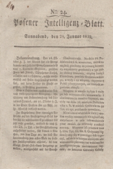 Posener Intelligenz-Blatt. 1832, Nro. 24 (28 Januar)