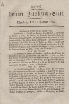 Posener Intelligenz-Blatt. 1832, Nro. 26 (31 Januar)