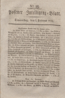 Posener Intelligenz-Blatt. 1832, Nro. 28 (2 Februar) + dod.