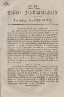 Posener Intelligenz-Blatt. 1832, Nro. 34 (9 Februar) + dod.