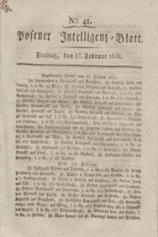 Posener Intelligenz-Blatt. 1832, Nro. 41 (17 Februar)