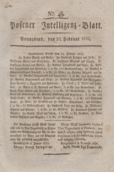 Posener Intelligenz-Blatt. 1832, Nro. 48 (25 Februar)