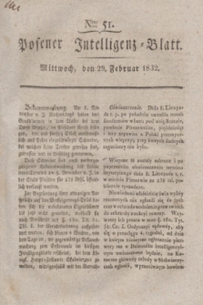 Posener Intelligenz-Blatt. 1832, Nro. 51 (29 Februar)