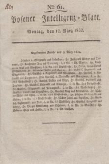 Posener Intelligenz-Blatt. 1832, Nro. 61 (12 März)