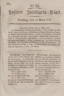 Posener Intelligenz-Blatt. 1832, Nro. 62 (13 März)