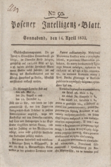 Posener Intelligenz-Blatt. 1832, Nro 90 (14 April) + dod.