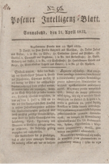 Posener Intelligenz-Blatt. 1832, Nro. 96 (21 April)